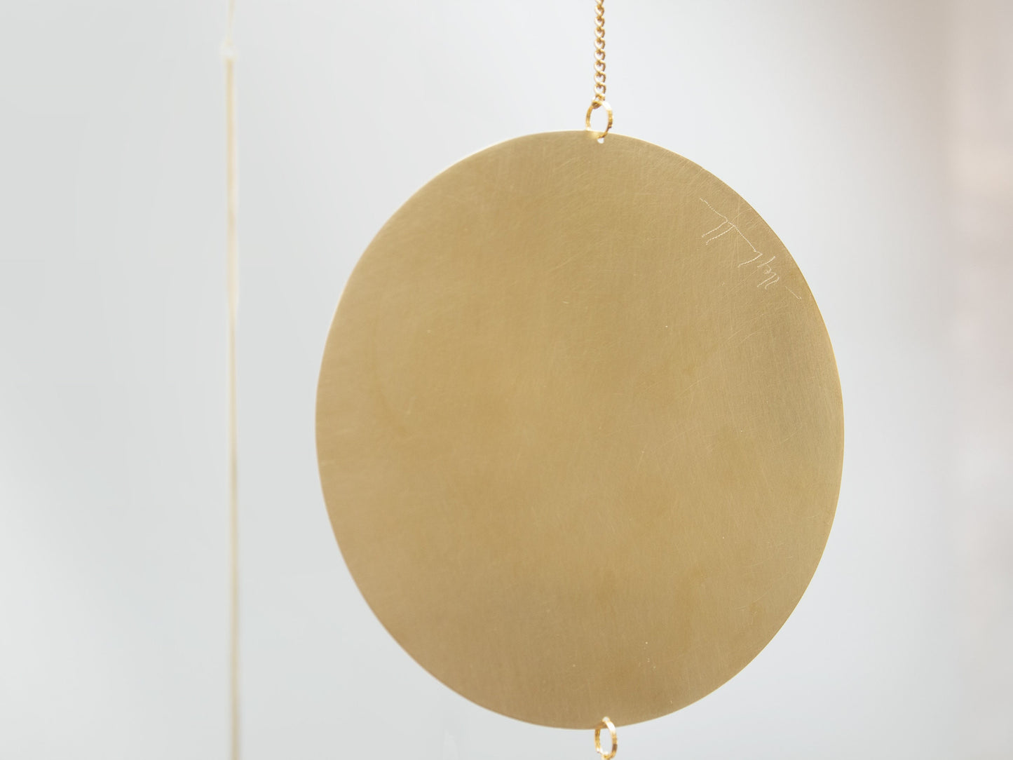 Minimal Brass Suncatcher