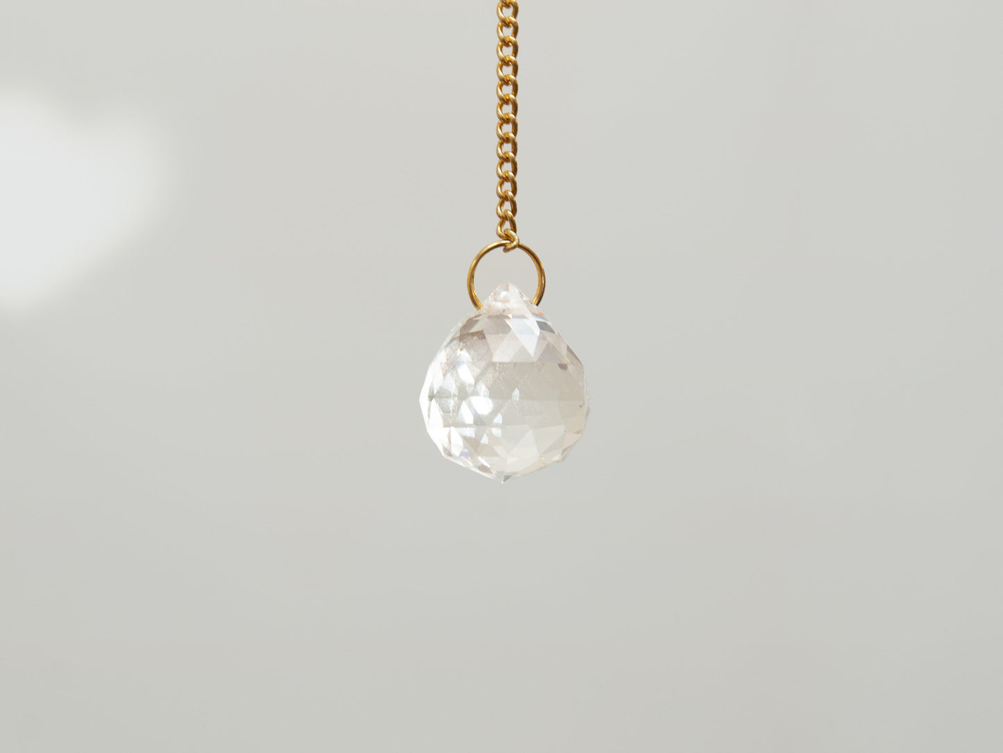 Minimal Brass Suncatcher