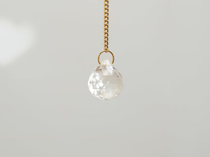 Minimal Brass Suncatcher